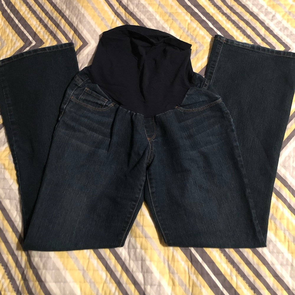 Bootcut maternity jeans